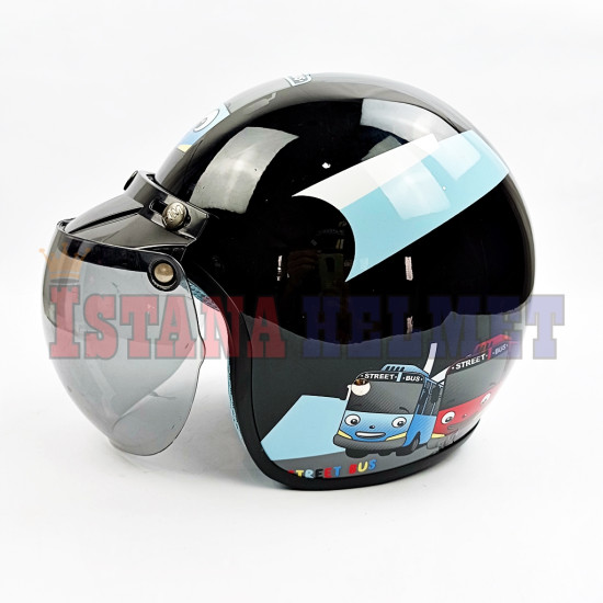 JPN RETRO KIDS # STREET BUS BLACK