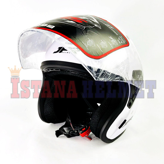 JPR RR-15 PEARL WHITE/BLACK (L)