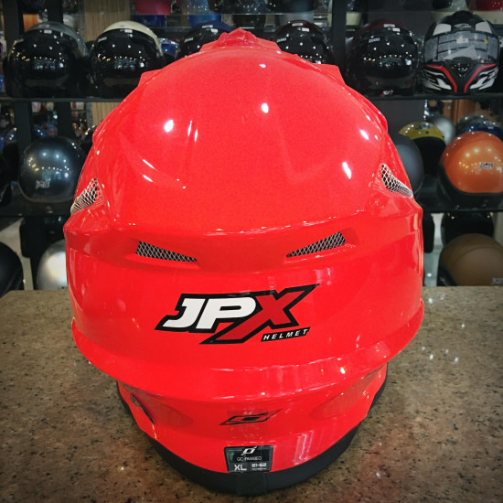 JPX CROSS F.RED/BK (XL)