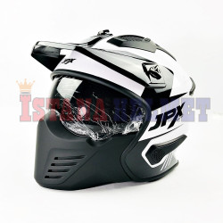 JPX MX-726 WHITE/BLACK (L) JPX MX-726 WHITE/BLACK (L)