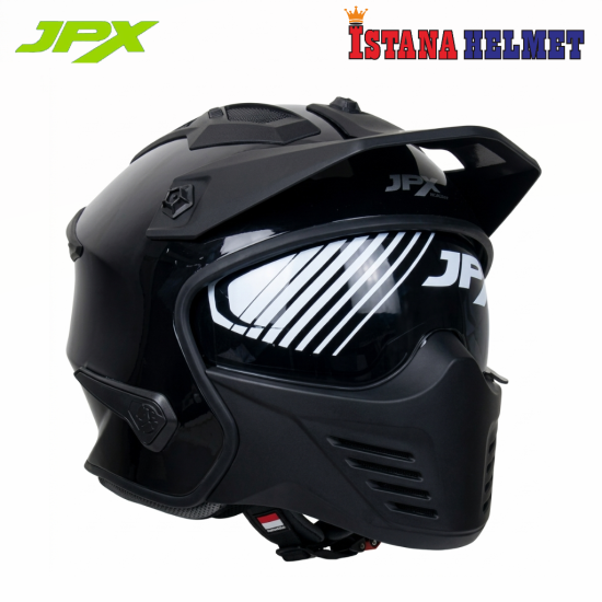 JPX MX-726 NEW BLACK/SILVER (XL)