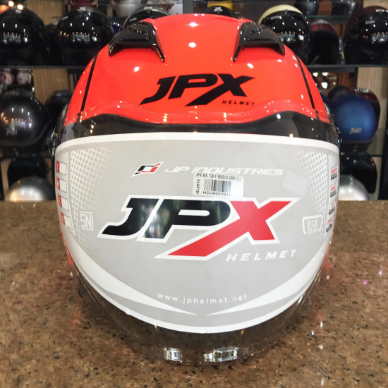 JPX JET-X 729 F.RED/D.GRY (XL)