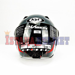 KYT 2 VISION BLACK MATT (L)