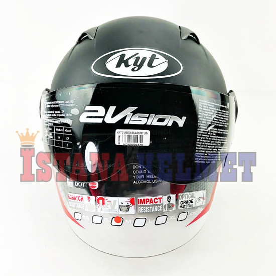 KYT 2 VISION BLACK MATT (XL)