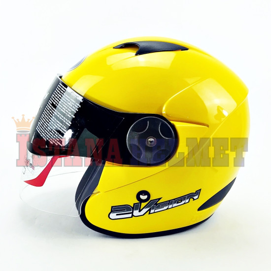 KYT 2 VISION CRIMSON YELLOW (L)