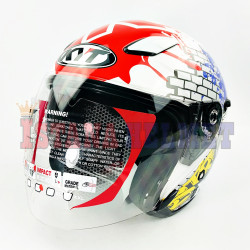 KYT DJ MAXI #04 BLACK/RED (M)