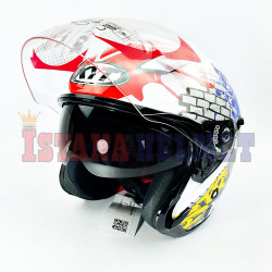 KYT DJ MAXI #04 BLACK/RED (M)