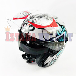 KYT DJ MAXI # ASPHALT GRY/AQUA (M)