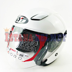 KYT DJ MAXI WHITE (L)
