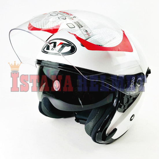 KYT DJ MAXI R WHITE (M)