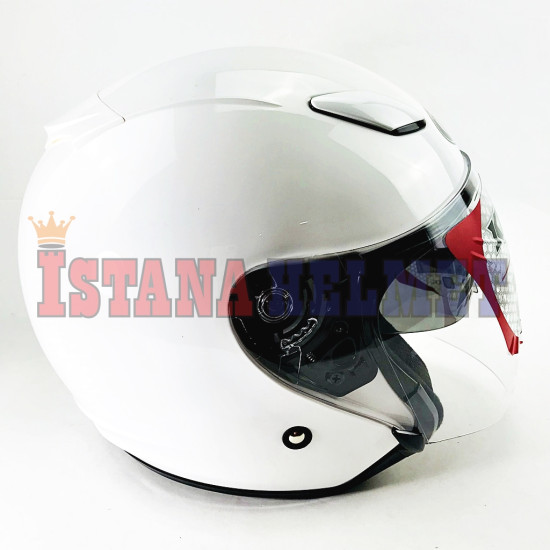 KYT DJ MAXI R WHITE (XL)