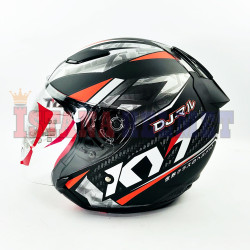 KYT DJ-MARU #15 BK DF/GM (L)