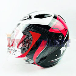 KYT DJ-MARU #17 BK/AQUA BL/FUXIA (L)