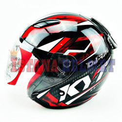 KYT DJ-MARU #15 BK/RD (L)