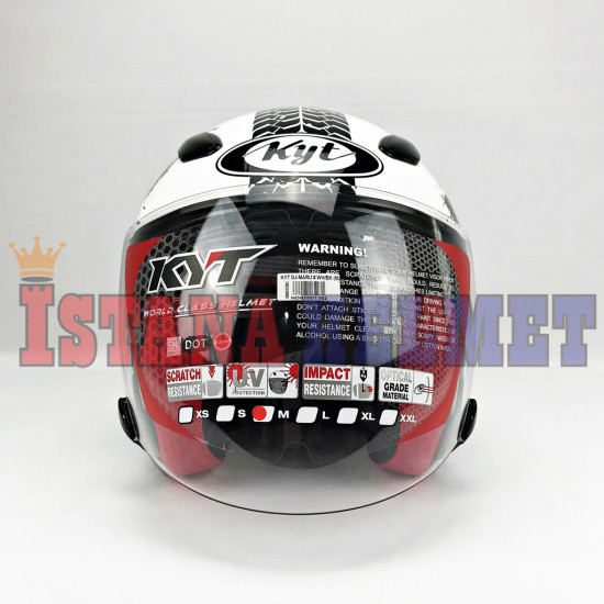 KYT DJ-MARU # WH/BK (M)