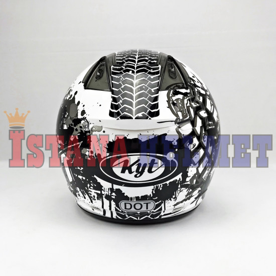 KYT DJ-MARU # WH/BK (M)