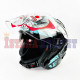 KYT GALAXY FLAT VSR # BK/AQUA (M)