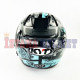 KYT GALAXY FLAT VSR # BK/AQUA (M)