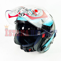 KYT GALAXY FLAT R # ASYMETRIC BK/BL (L)