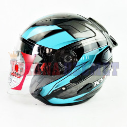 KYT GALAXY FLAT R # ASYMETRIC BK/BL (L)