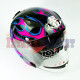 KYT GALAXY FLAT R # FLAME BK/FUXIA (XL)