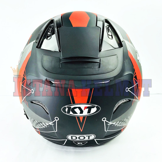 KYT GALAXY FLAT R # MATRIX BK MT/RD (M)