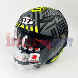 KYT GALAXY FLAT R # NEON G.GRY MT/YL (L)