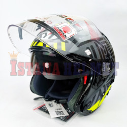 KYT GALAXY FLAT R # NEON G.GRY MT/YL (L)