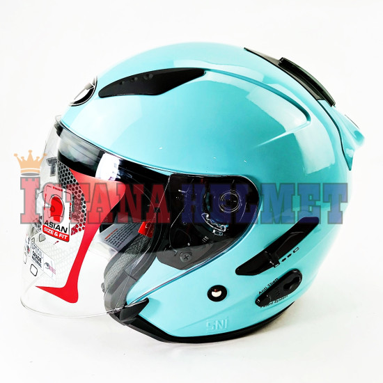 KYT GALAXY FLAT VSR AQUA BLUE (XL)