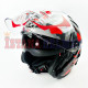 KYT GALAXY FLAT VSR # BK/RD FL (XL) KYT GALAXY FLAT VSR # BK/RD FL (XL)