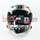KYT GALAXY FLAT VSR # BK/RD FL (XL) KYT GALAXY FLAT VSR # BK/RD FL (XL)