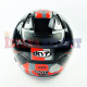 KYT GALAXY FLAT VSR # BK/RD FL (XL) KYT GALAXY FLAT VSR # BK/RD FL (XL)