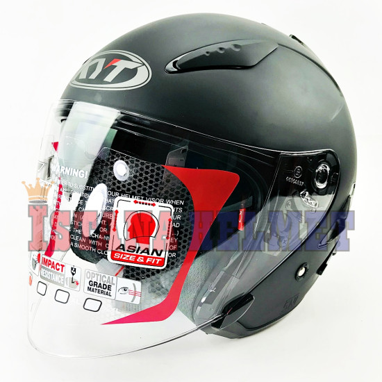 KYT GALAXY FLAT VSR BLACK MT (XL)