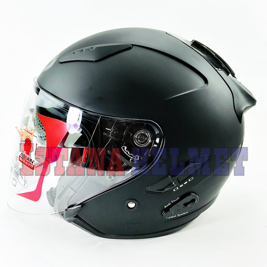 KYT GALAXY FLAT VSR BLACK MT (L)