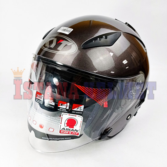 KYT GALAXY FLAT VSR GUNMETAL (XL)