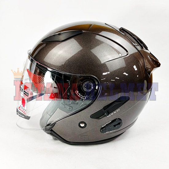 KYT GALAXY FLAT VSR GUNMETAL (XL)