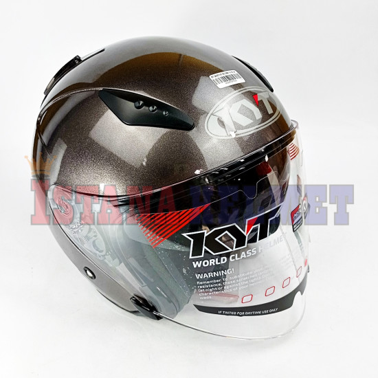 KYT GALAXY FLAT VSR GUNMETAL (XL)