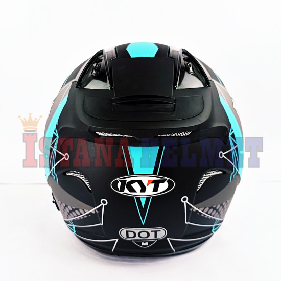 KYT GALAXY FLAT VSR # MATRIX BK MT/AQUA (L)