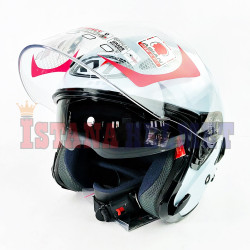 KYT GALAXY FLAT VSR STEEL BLUE (L)