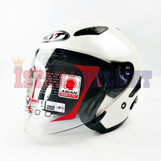 KYT GALAXY FLAT VSR WHITE (M)