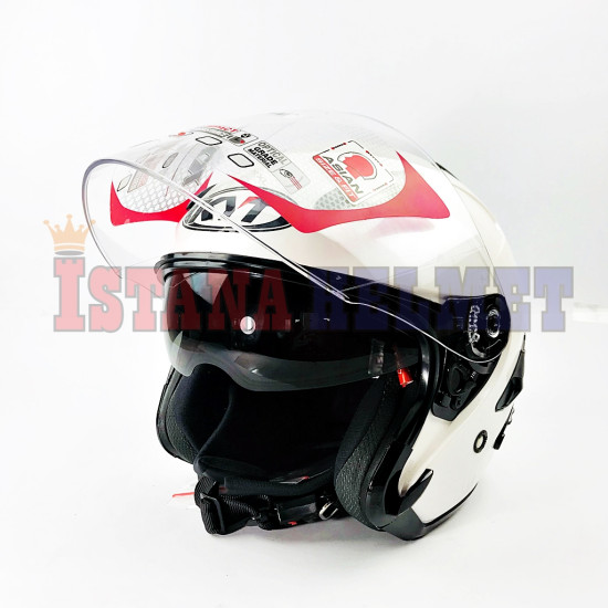 KYT GALAXY FLAT VSR WHITE (L)