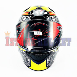 KYT NF-R # STEEL FLOWER YLW (L)