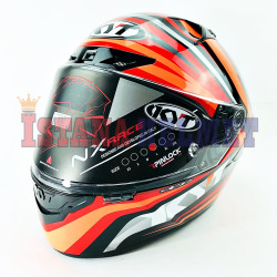 KYT NX-RACE # MOOD RED FLO (M)