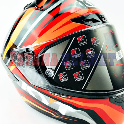 KYT NX-RACE # MOOD RED FLO (M)