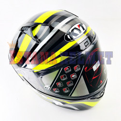 KYT NX-RACE # MOOD YELLOW FLO (L)