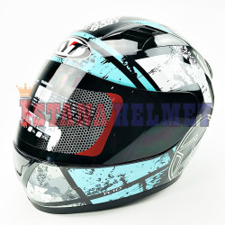 KYT R-10 # BK/AQUA BL (M)