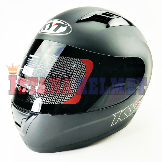KYT R-10 BLACK MATT (M)