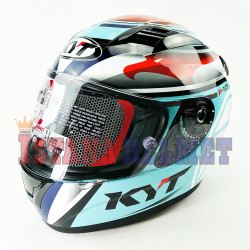 KYT R-10 FV # AQUA BLUE/RD/WH (M)