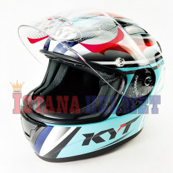KYT R-10 FV # AQUA BLUE/RD/WH (M)