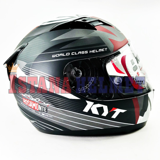 KYT R-10 FV #03 RACE GM MT/WH (XL)